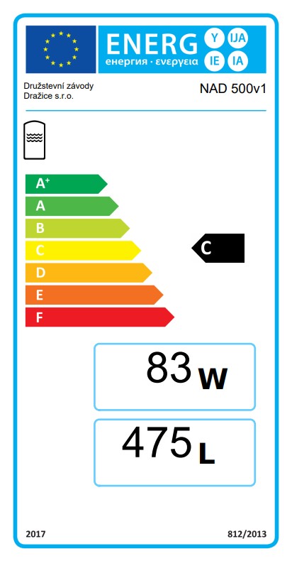 Tepelné čerpadlo Viessmann Vitocal 200-S (5,5 - 12,6kW) 400V AWB 201.D10 - energetický štítok