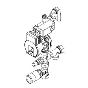 REHAU Regulačná sada flex so servopohonom 0-10V