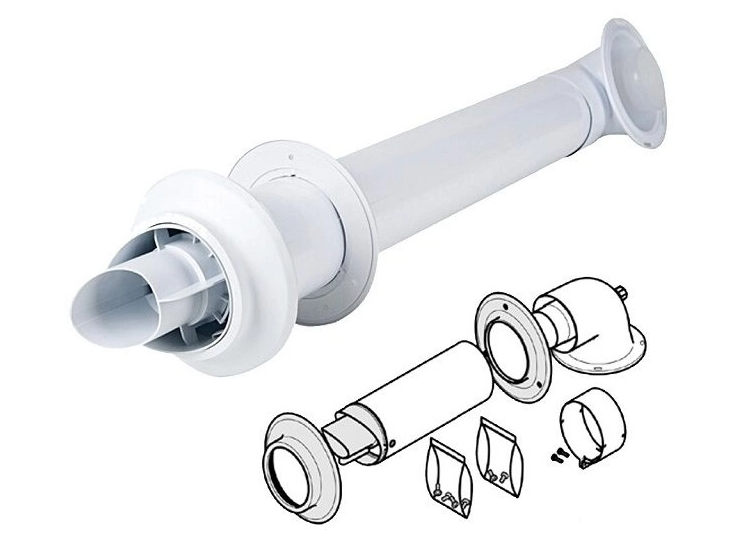 Protherm S1KP Zostava vodorovná 60/100 mm – 0,8 m