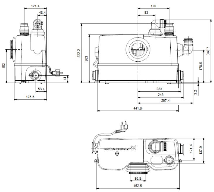 Grundfos Sololift2 WC-3