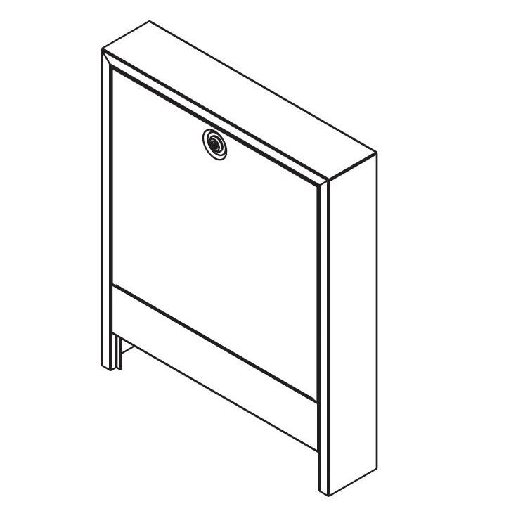 REHAU Rozvodná skriňa na montáž nad omietku AP 805