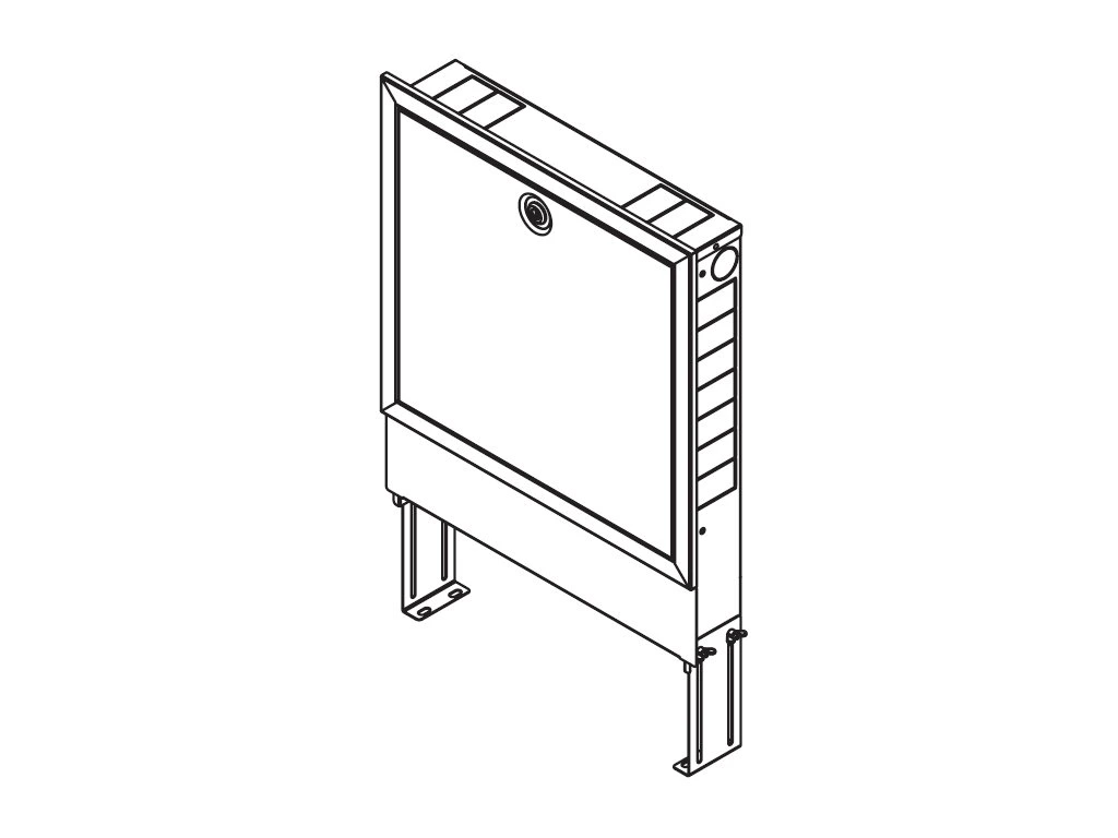 REHAU Rozvodná skriňa pre zapustenú montáž UP 950