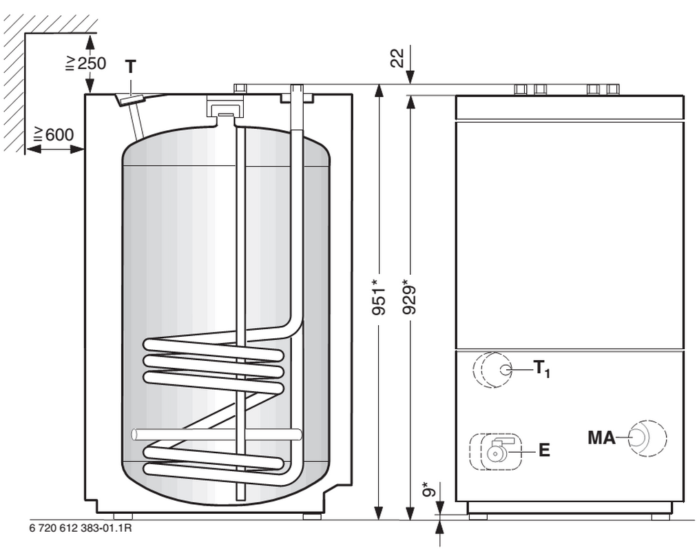 Junkers Storacell WD 160 B