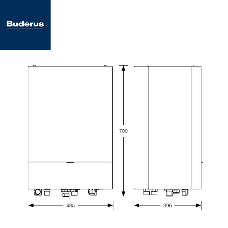 Buderus Logatherm WLW196i-4 AR E, čierna