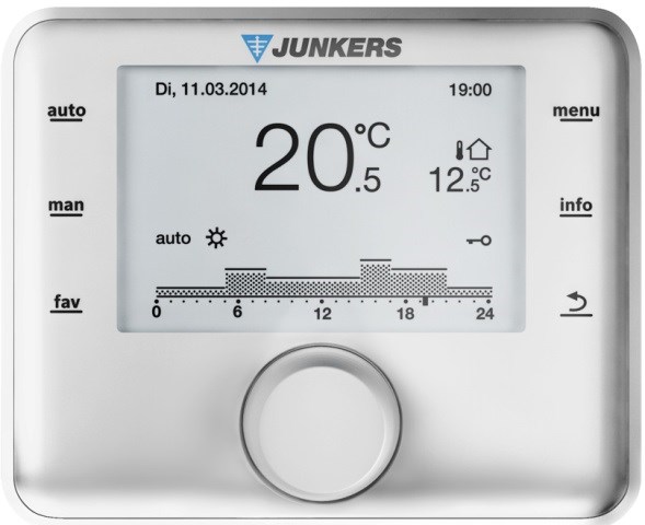 JUNKERS PREMIUM PLUS CERAPUR SMART ZSB22-3CE plynový kotol 20,4kW, závesný + zásobník 115l, stacionárny, regulácia