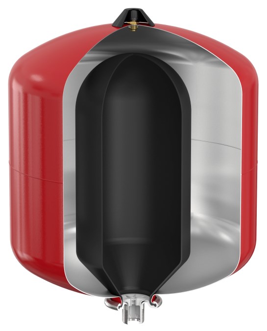 FLAMCO BASEFLEX 25 expanzná nádoba 25l, 6bar, s membránou, červená