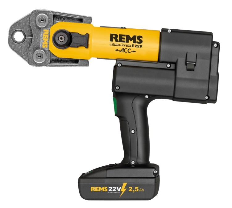 REMS Akku-Press E 22V ACC Basic-Pack v plastovom kufri L-Boxx 576017