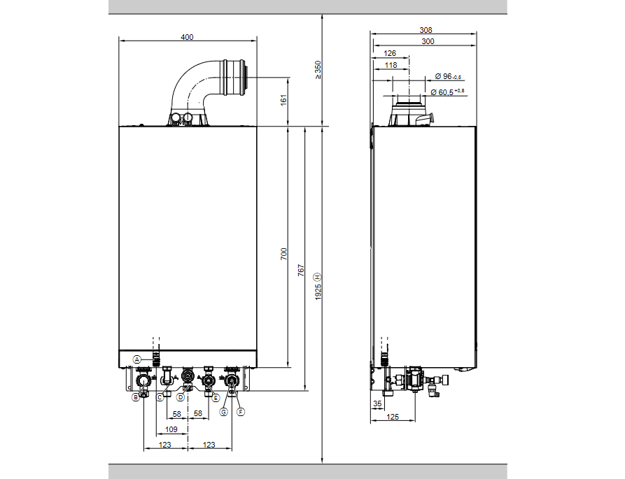 VIESSMANN Vitodens 050-W 3,2-19kW B0KA kombi