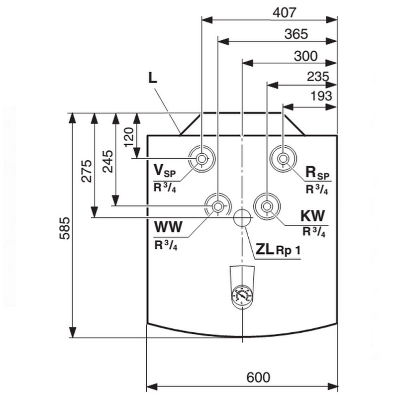 Junkers Storacell WD 160 B