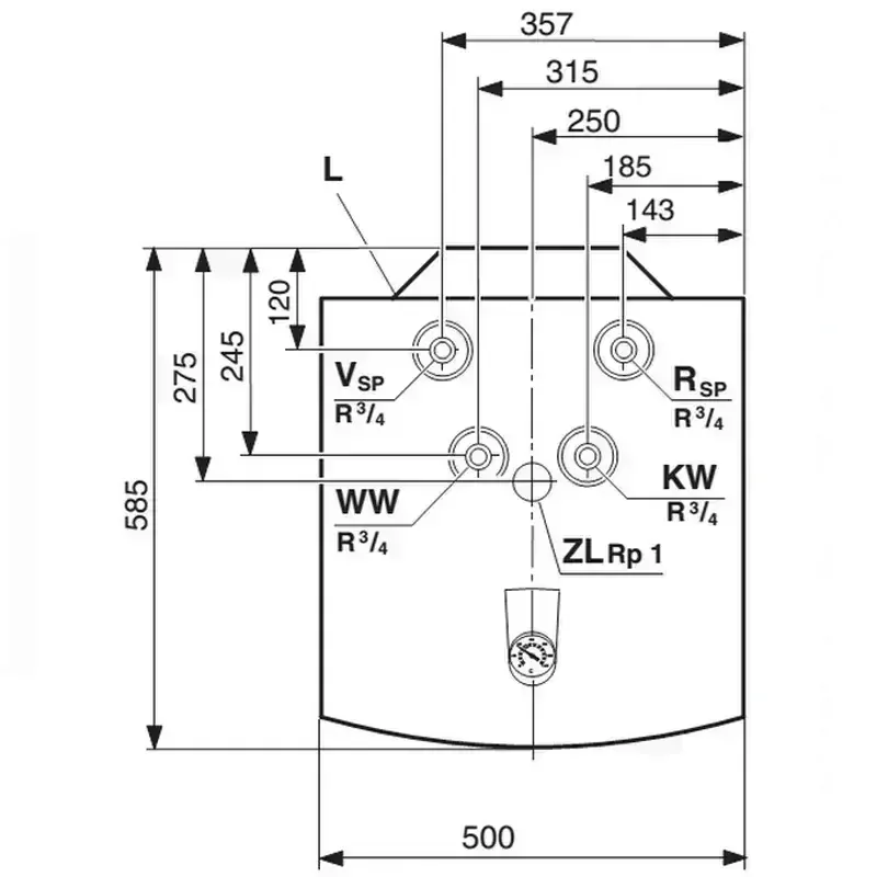 Junkers Storacell WD 120 B