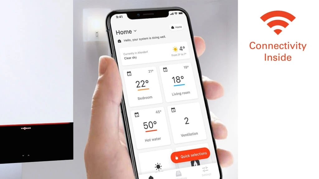 VIESSMANN Vitodens 100-W 3,2 - 19kW B1KF kombi