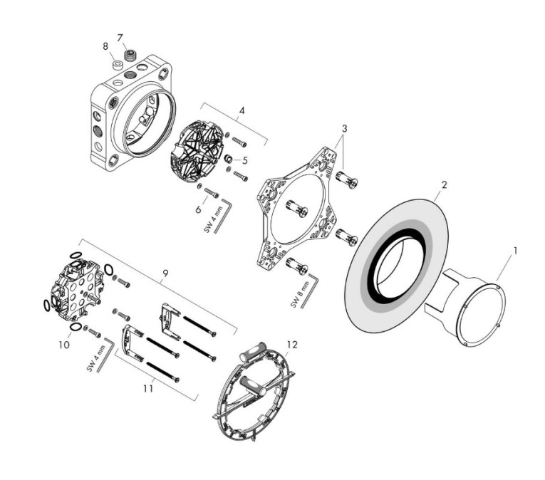 HANSGROHE iBox 2 základné teleso univerzál 01500180