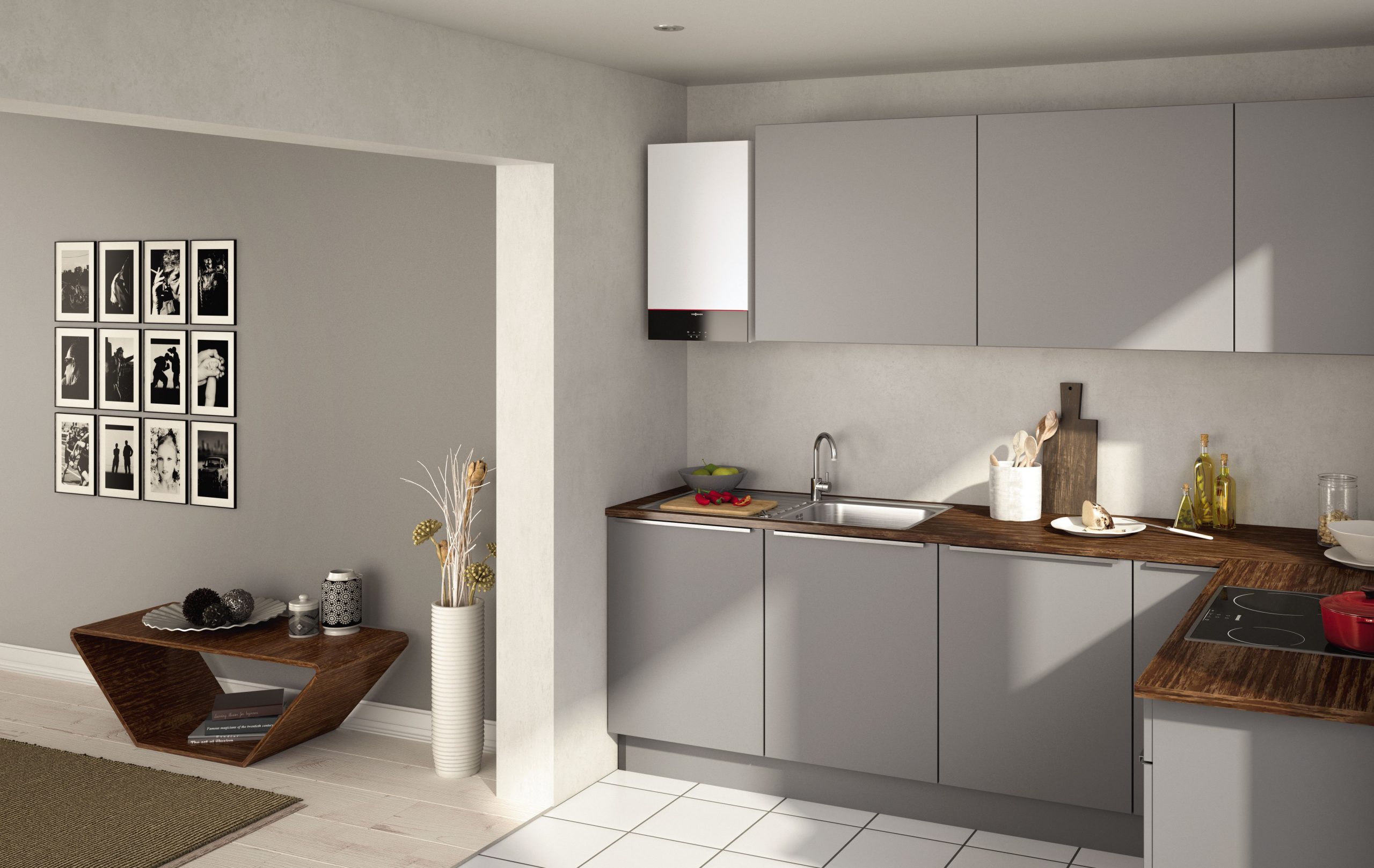 VIESSMANN Vitodens 100-W 3,2 - 25kW B1KF kombi