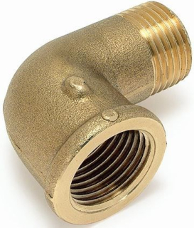 Mosadzné koleno 92 1/2" MF DN15