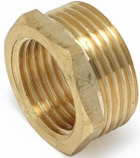 Mosadzná redukcia 3/8" x 1/4"