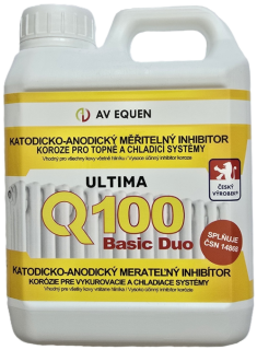 AV EQUEN Q 100 BASIC DUO inhibítor korózie 1l, merateľný, pre vykurovacie a chladiace systémy