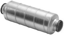 LINDAB pevný tlmič 160mm, L = 900mm, s izoláciou 50mm, oválny