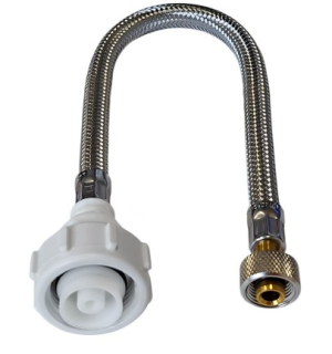 GEBERIT Pancierová hadica Geberit pre podomietkovú splachovaciu nádržku: DN=8, L=33.3cm - 240.921.00.1 pre nádržku Sigma 12 cm (UP320) 111.555.00.5