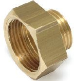 Mosadzná redukcia opačná 1" x 1/2"