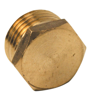 Mosadzná zátka 1/2" DN15