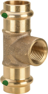 Lisovací Cu T-kus na závit 28x1/2"x28 vnútorný voda