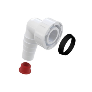 ALCADRAIN P0048-ND Koleno pre pračku 1"x17-23mm
