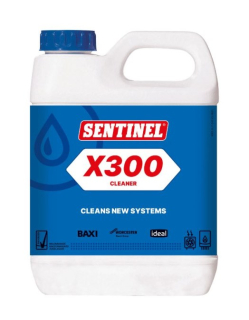 SENTINEL X300 prípravok na čistenie systémov ústredného kúrenia 1l, číra
