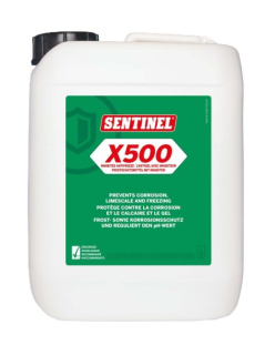 SENTINEL X500 nemrznúci inhibítor pre systémy ústredného kúrenia 20l, číra