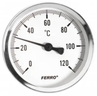 Teplomer stonkový zadný 1/2" 120°C 63/50