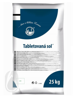 Regeneračná soľ pre zmäkčovače vody 25 kg – tabletovaná