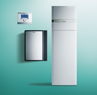 Vaillant flexoCOMPACT exclusive VWF 58/4 voda - voda + fluoCOLLECT VWW 11/4 + sensoCOMFORT 720 + VR 921