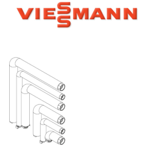 Viessmann pripojovacia sada pre TČ, montáž na omietku sprava 2C