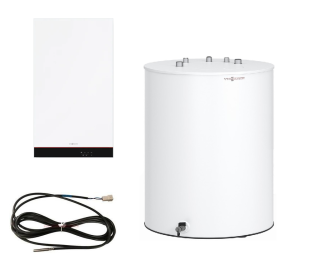 Zostava VIESSMANN Vitodens 050-W 3,2-25kW B0HA + Vitocell 100-W CUGA (100l)