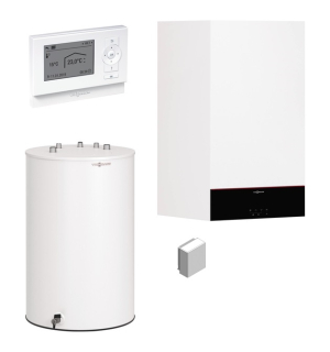 Zostava VIESSMANN Vitodens 100-W 3,2 - 32kW B1HF + Vitocell 100-W CVAA (200l) + Vitotrol 200-E