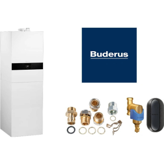 Buderus LOGAMAX PLUS GB 172iT - 24 T120 + magnetický odkalovač Logafix 3/4" + sada pripojovacích adaptérov