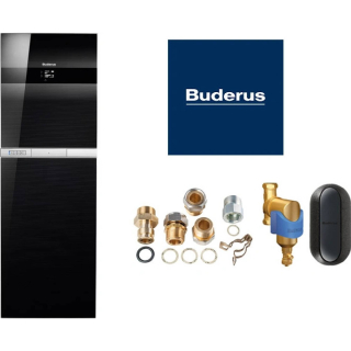 Buderus LOGAMAX PLUS GB 192-25iT T210 S + magnetický odkalovač Logafix 3/4" + sada pripojovacích adaptérov