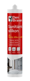 Den Braven Sanitárny silikón 280ml transparentný